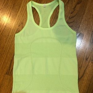 Lululemon Bright Yellow Tank Top Sz 6